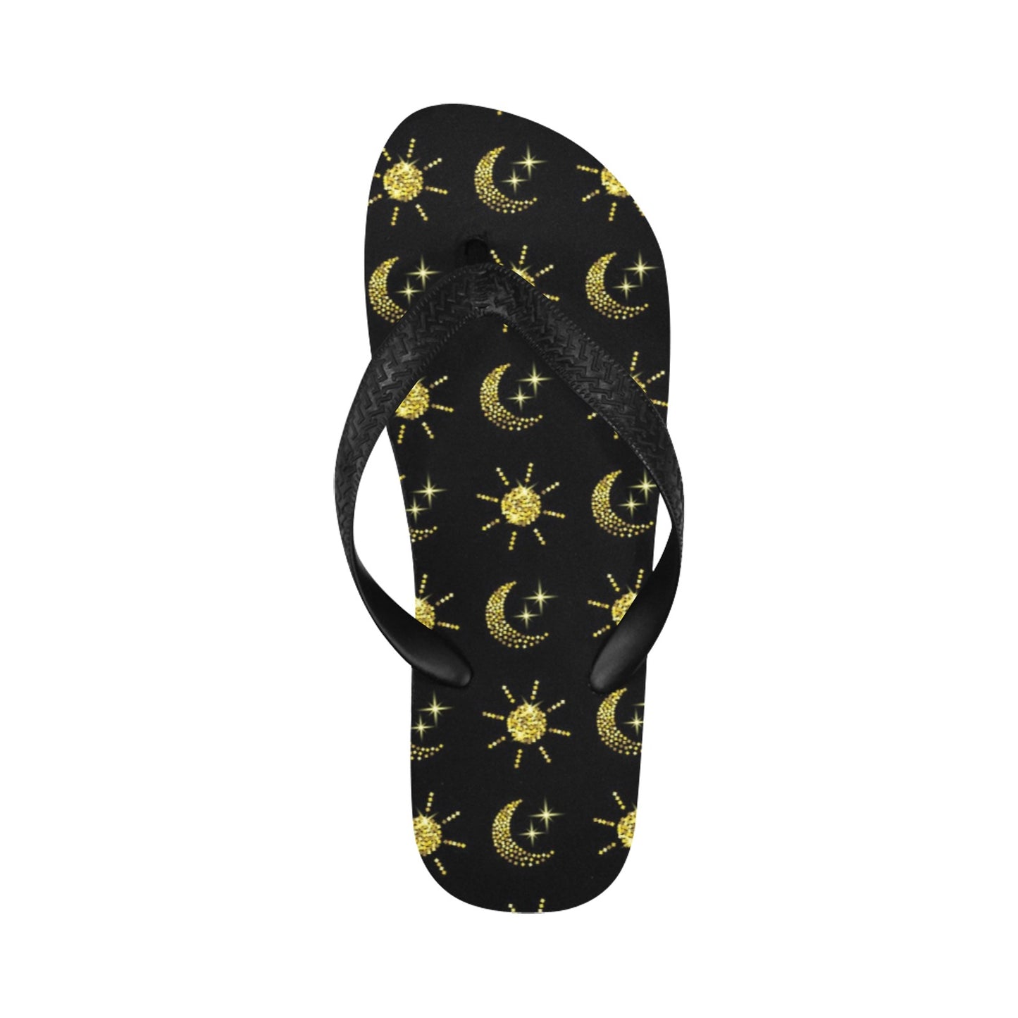 Sun Moon Print Design LKS304 Flip Flops