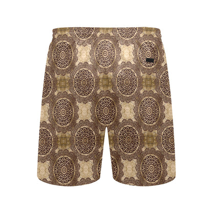 Ancient Greek Symbol Print Design LKS309 Men's Swim Trunks Beach Shorts