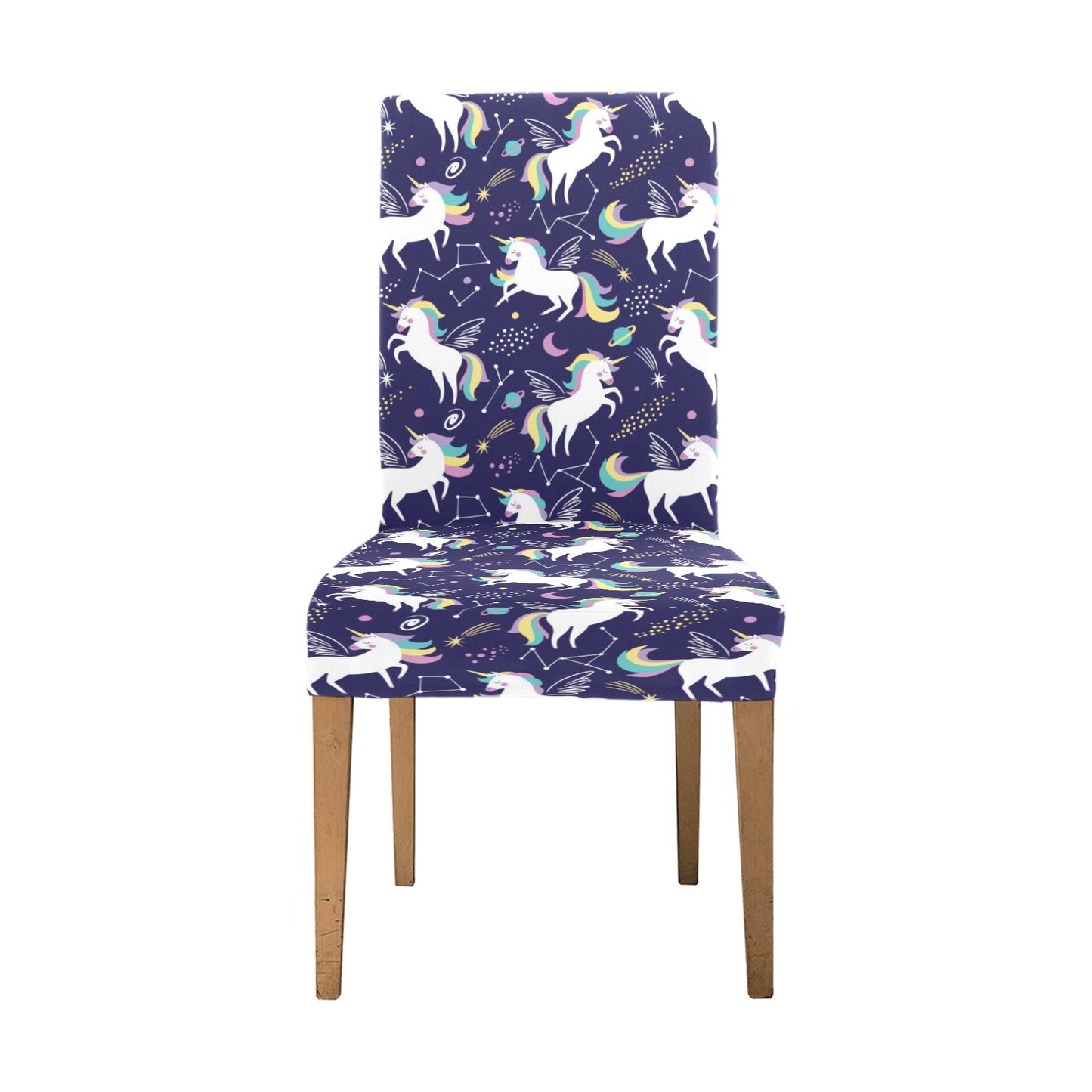 Unicorn Print Design LKS305 Dining Chair Slipcover