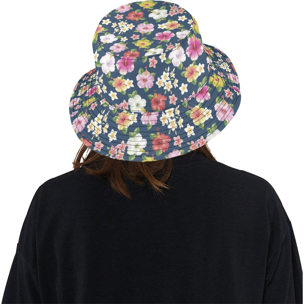 Hibiscus Sweet Print Design LKS304 Unisex Bucket Hat