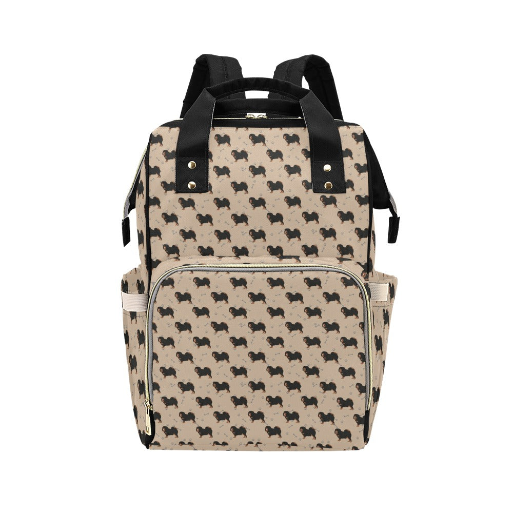 Tibetan Mastiffs Print Design LKS301 Diaper Bag Backpack