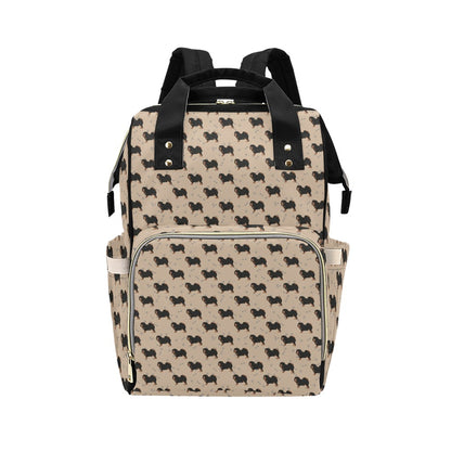 Tibetan Mastiffs Print Design LKS301 Diaper Bag Backpack