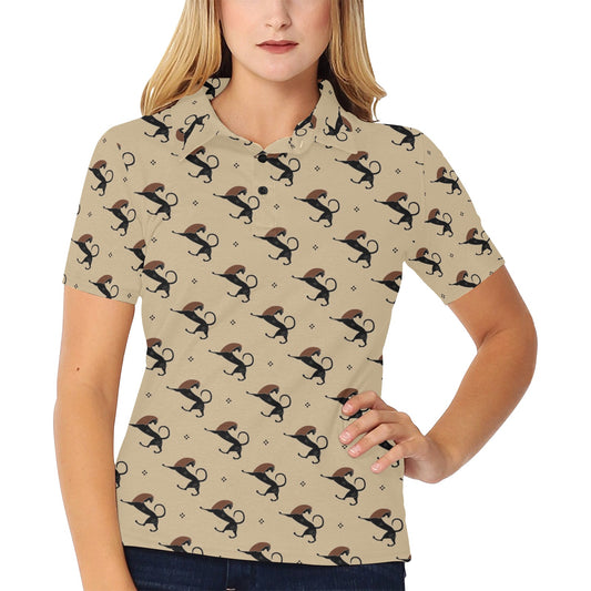 Ancient Greek Print Design LKS3011 Women's Polo Shirt
