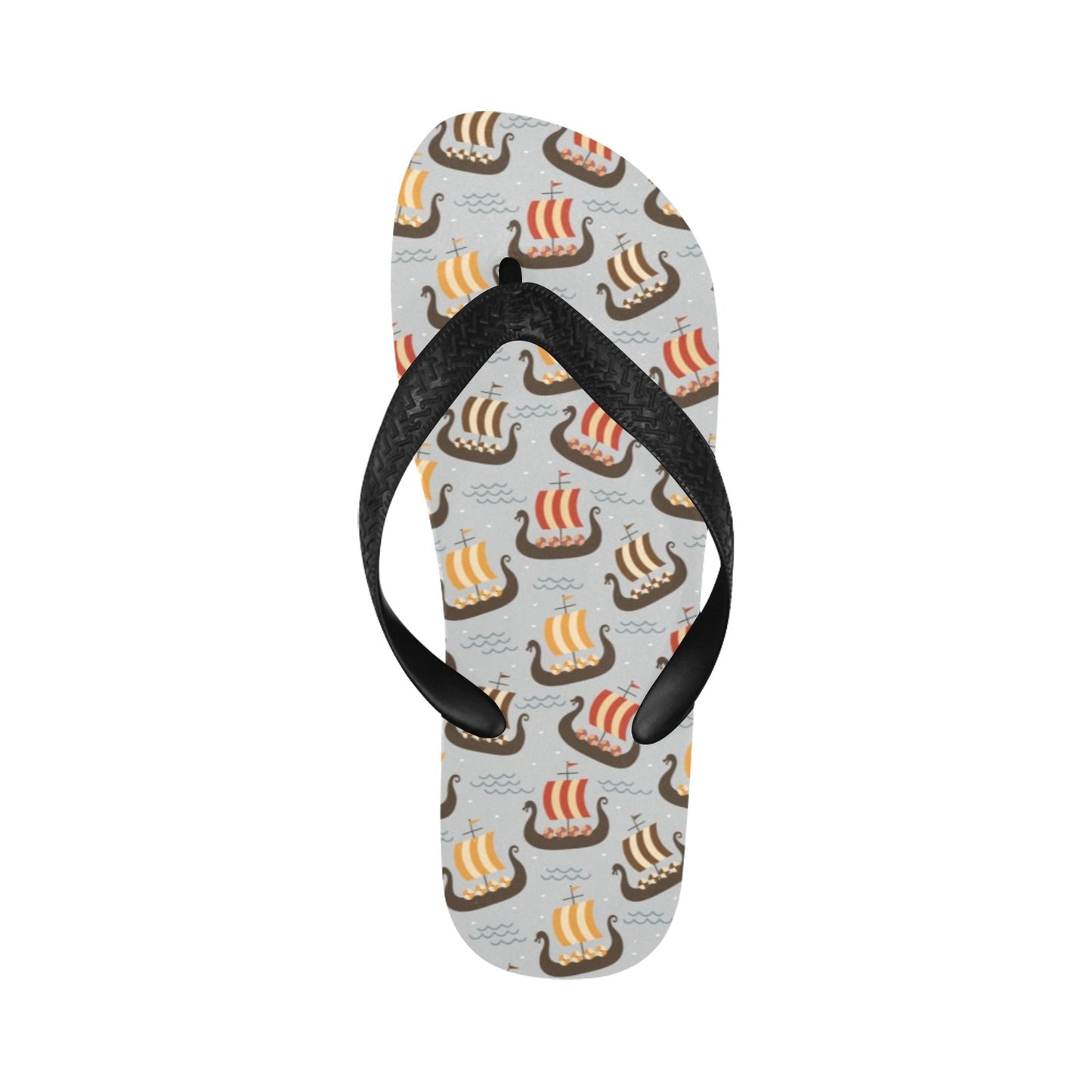 Vikings Print Design LKS308 Flip Flops