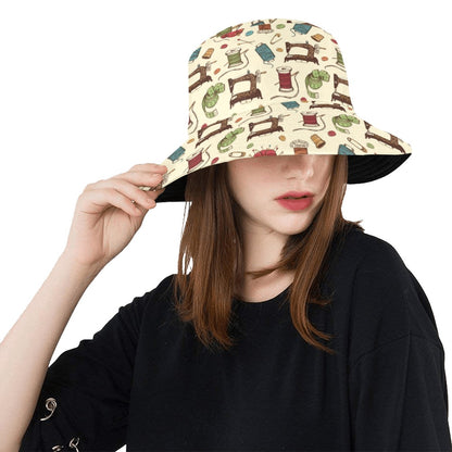 Sewing Equipment Print Design LKS303 Unisex Bucket Hat