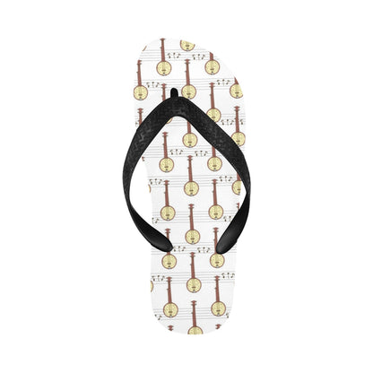 Banjo Print Design LKS402 Flip Flops