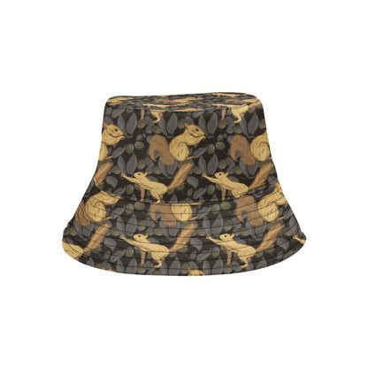 Squirrel Print Design LKS309 Unisex Bucket Hat