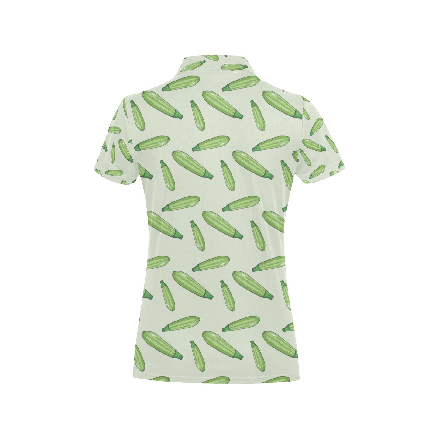 Zucchini Print Design LKS302 Women's Polo Shirt