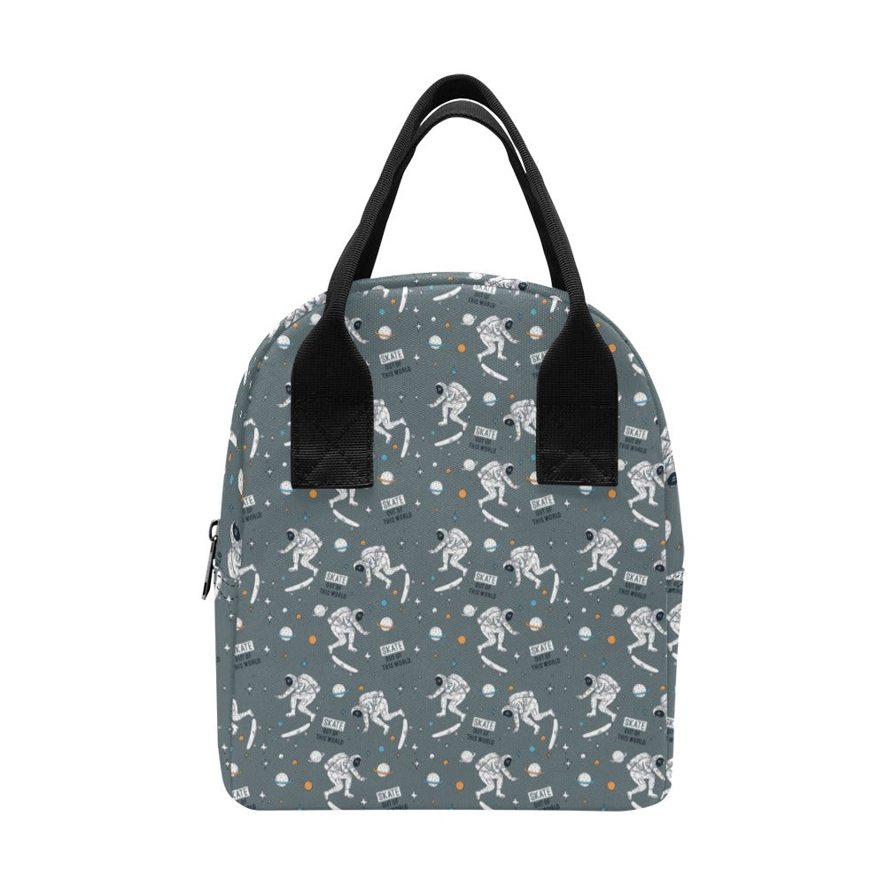 Skateboard Print Design LKS306 Insulated Lunch Bag
