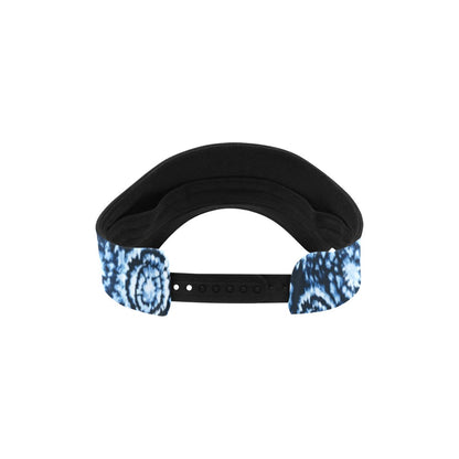 Tie Dye Dark Blue Print Design LKS306 Unisex Sun Visor