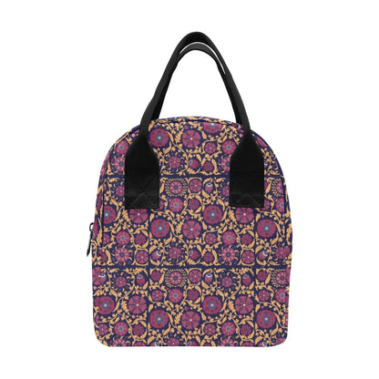 Suzani Print Design LKS303 Insulated Lunch Bag