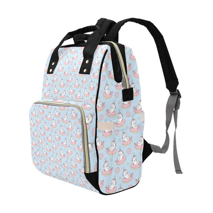Unicorn Print Design LKS303 Diaper Bag Backpack