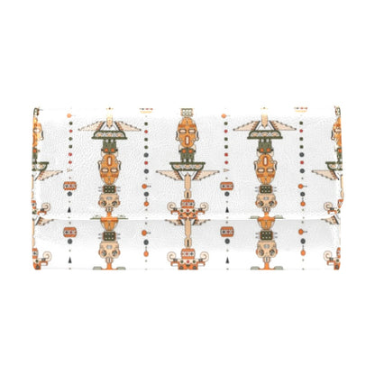 Totem Print Design LKS302 Women's Trifold Wallet