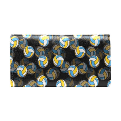 Volleyball Print Design LKS302 Women's Trifold Wallet