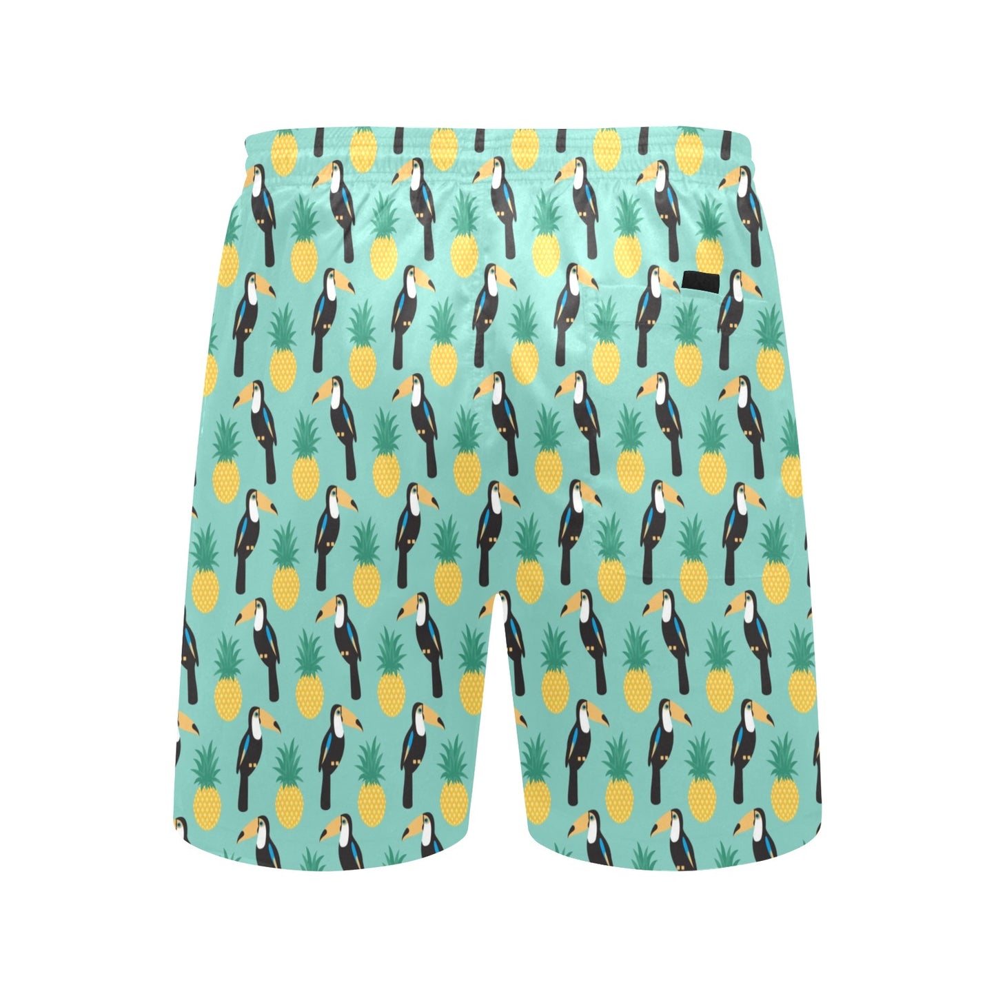 Toucan Print Design LKS301 Men's Swim Trunks Beach Shorts