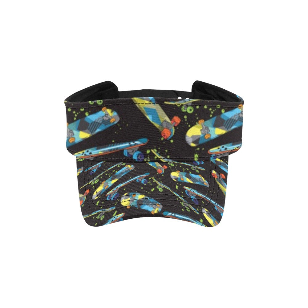 Skateboard Print Design LKS305 Unisex Sun Visor