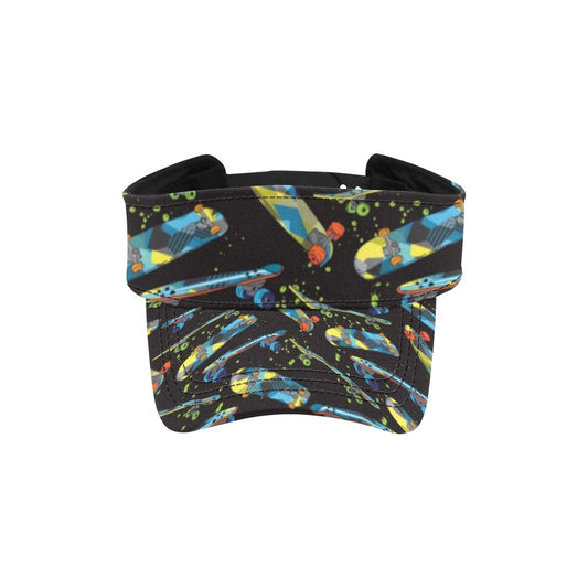 Skateboard Print Design LKS305 Unisex Sun Visor