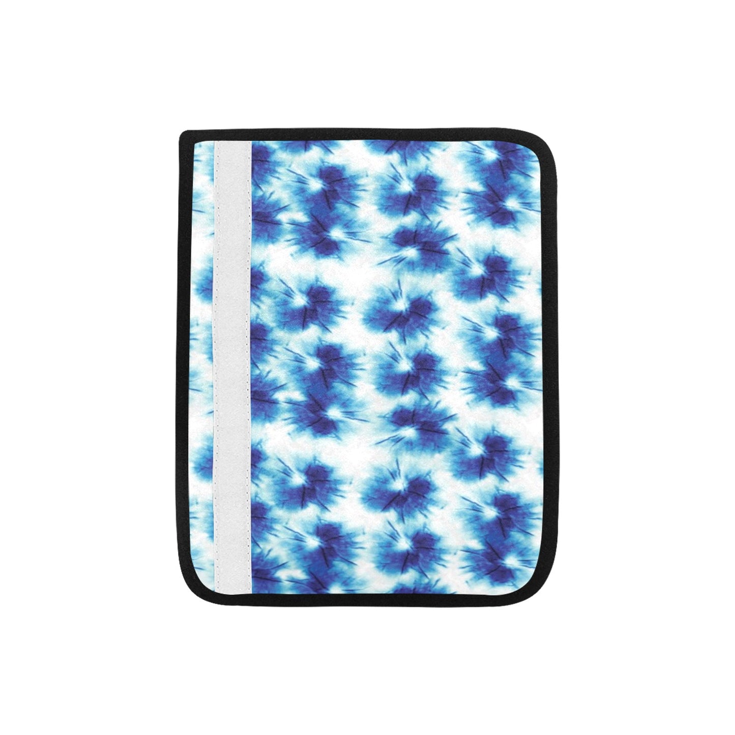 Tie Dye Blue Print Design LKS305 Car Seat Belt Cover