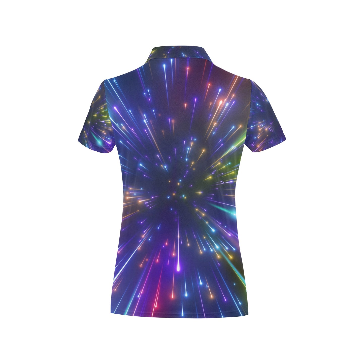 Celestial Rainbow Speed Light Women's Polo Shirt