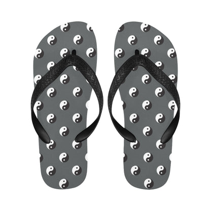Yin Yang Print Design LKS303 Flip Flops