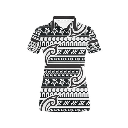 Samoan Style Print Design LKS305 Women's Polo Shirt