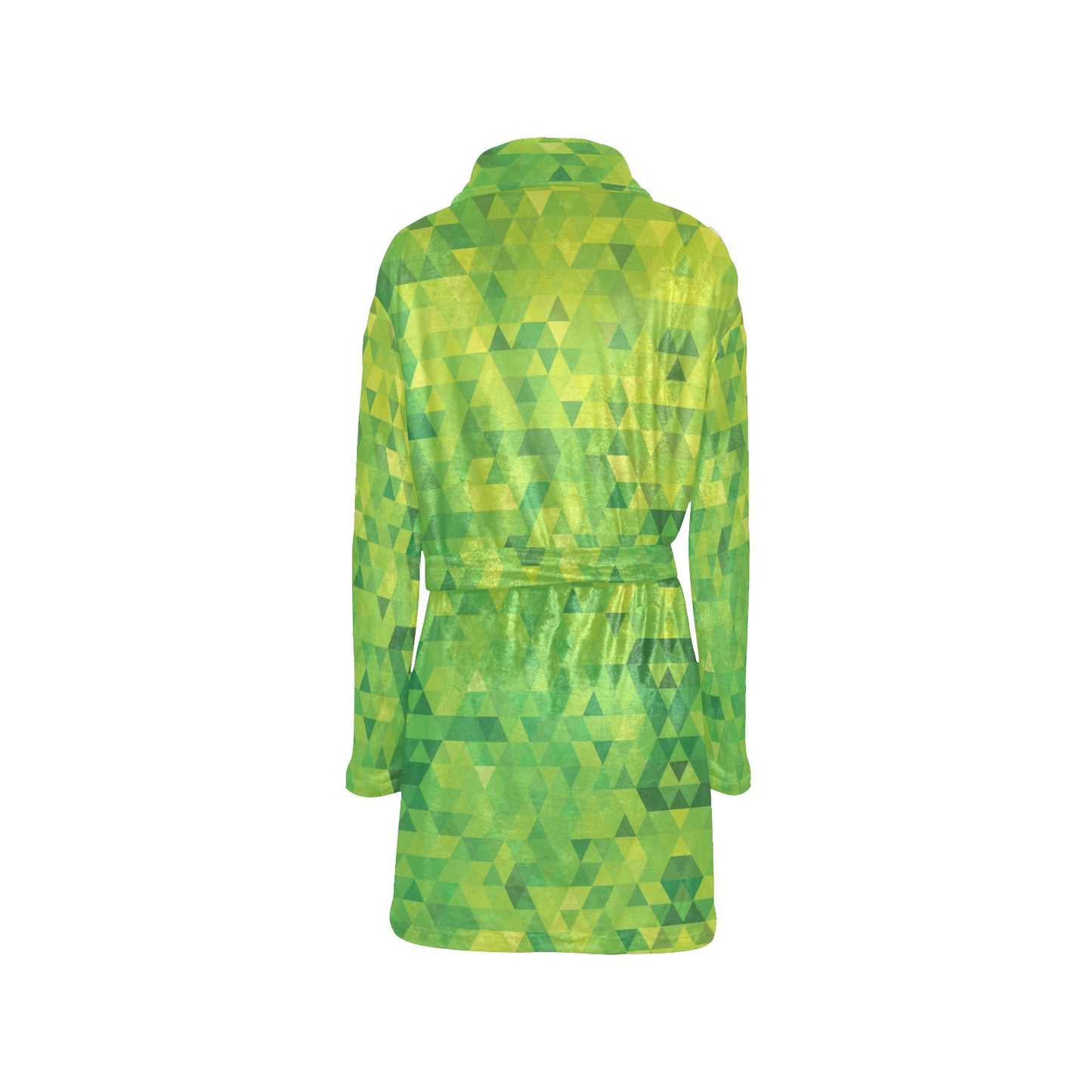 Geometric Print Design LKS402 Women's Fleece Robe