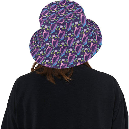 Harp Print Design LKS403 Unisex Bucket Hat
