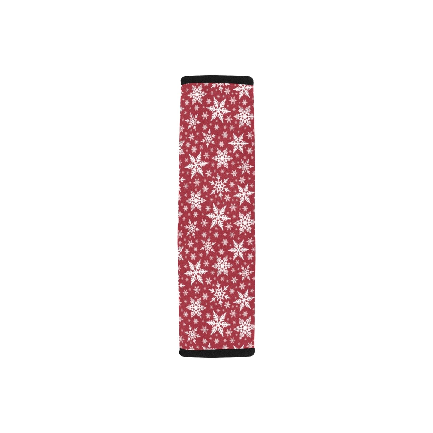 Snowflake Red Print Design LKS302 Car Seat Belt Cover
