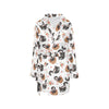 Skunk Print Design LKS304 Women's Fleece Robe