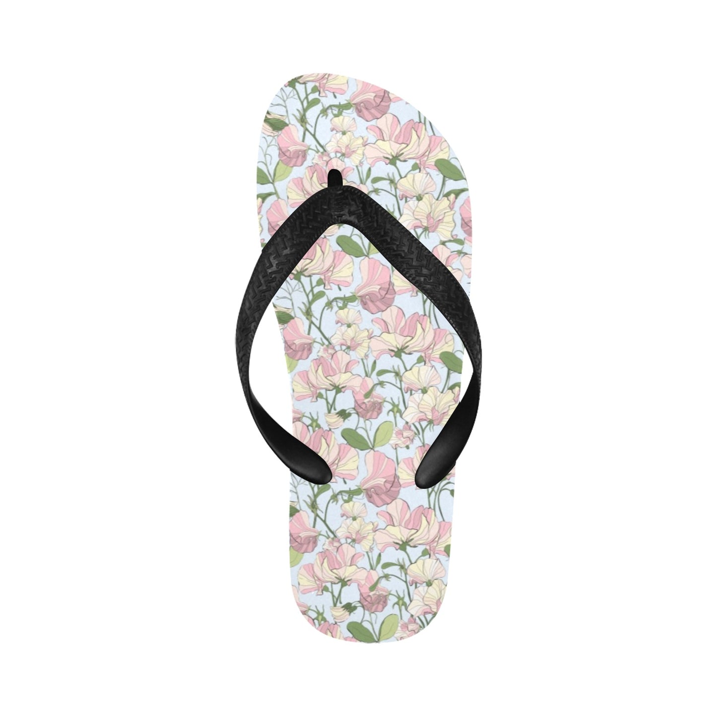 Sweet Pea Print Design LKS304 Flip Flops