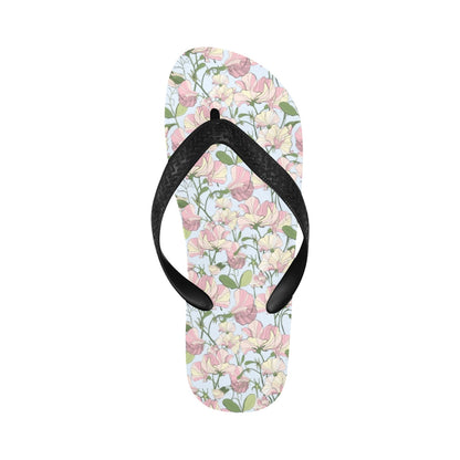 Sweet Pea Print Design LKS304 Flip Flops