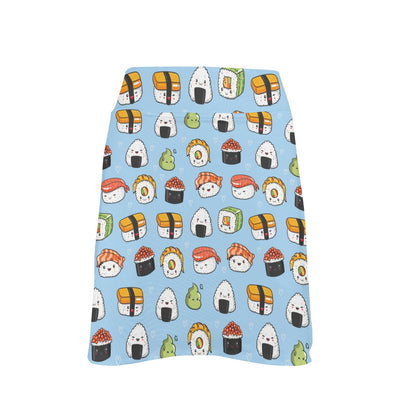 Sushi Print Design LKS303 17" Golf & Pickleball Skort with Pockets