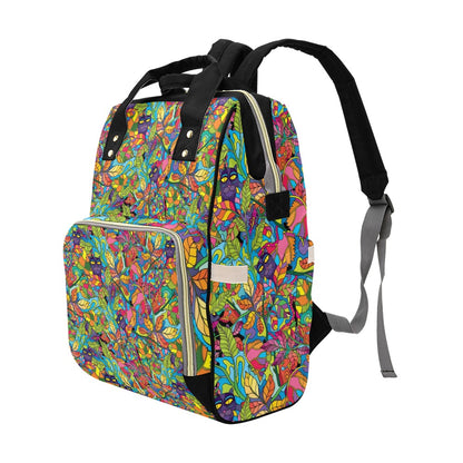 Trippy Print Design LKS301 Diaper Bag Backpack