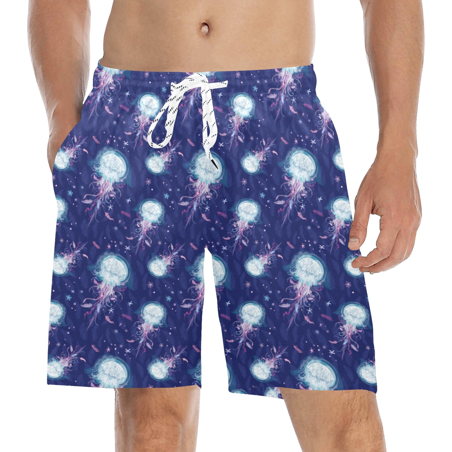 Jellyfish Cute Design Men's Swim Trunks Beach Shorts