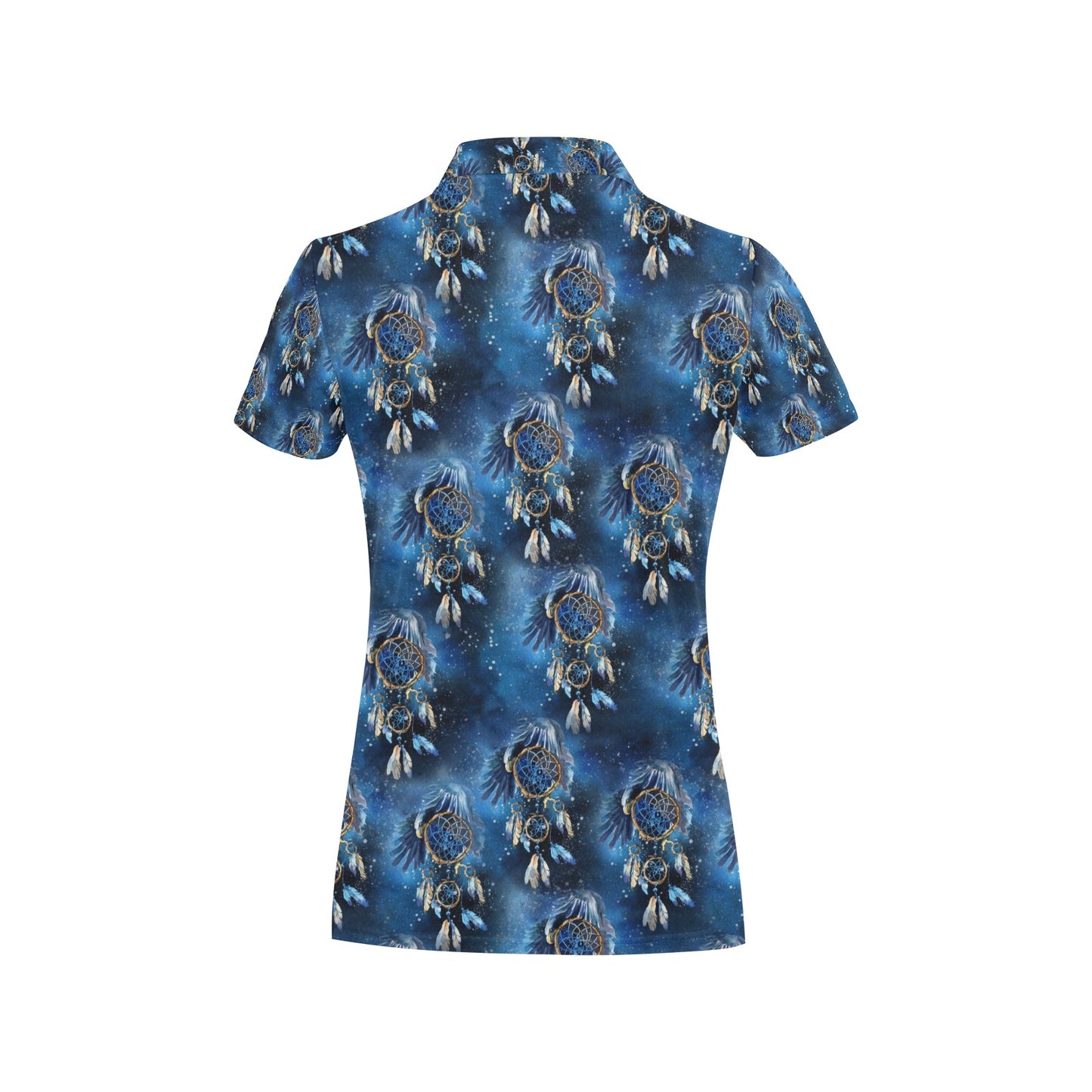 Eagles Dream Catcher Themed Women's Polo Shirt