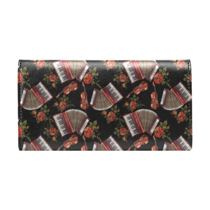 Accordion Print Design LKS403 Women's Trifold Wallet