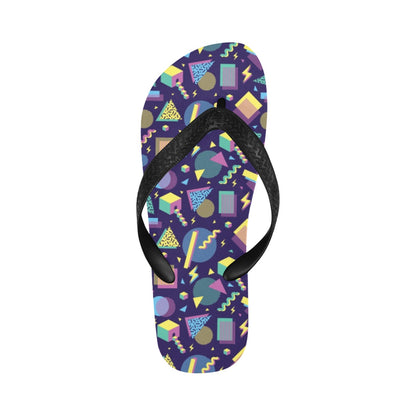 Geometric Print Design LKS401 Flip Flops