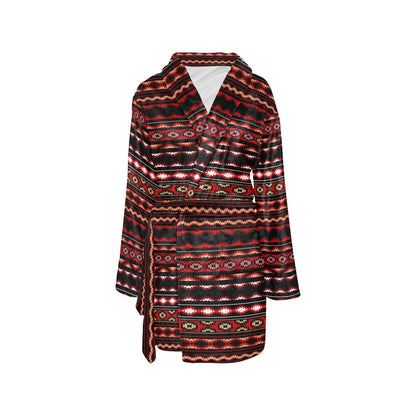 Southwestern Themed Women's Fleece Robe