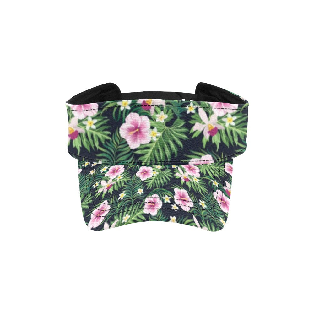 Hibiscus Tropical Print Design LKS309 Unisex Sun Visor