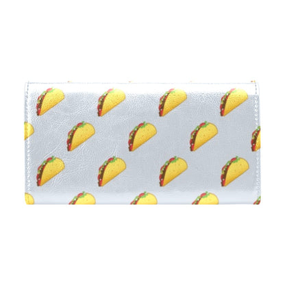 Taco Print Design LKS304 Women's Trifold Wallet