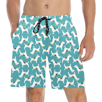 Russell Terriers Print Design LKS301 Men's Swim Trunks Beach Shorts