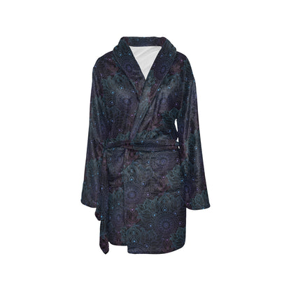 Boho Floral Mandala Women's Fleece Robe