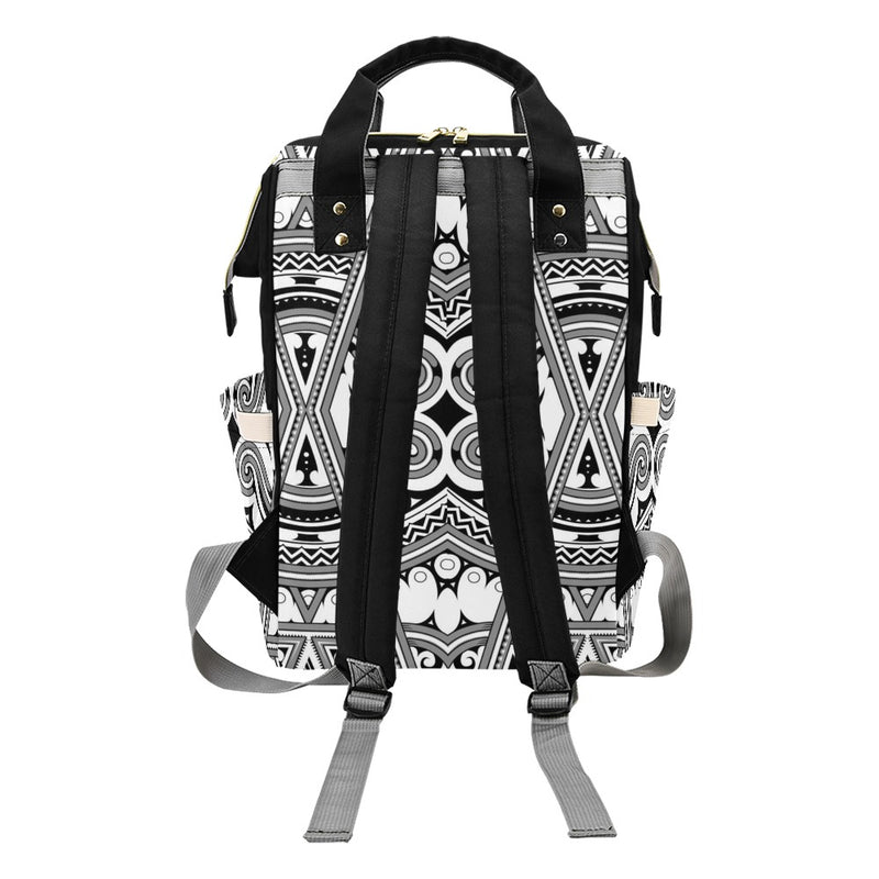 Samoan Pattern Print Design LKS302 Diaper Bag Backpack