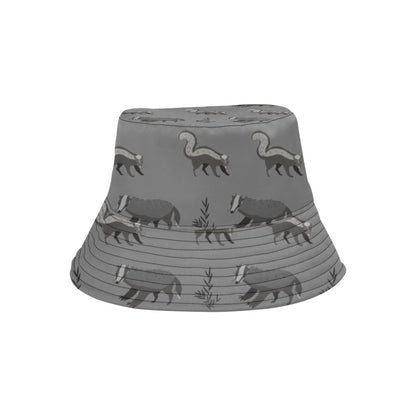 Skunk Print Design LKS301 Unisex Bucket Hat