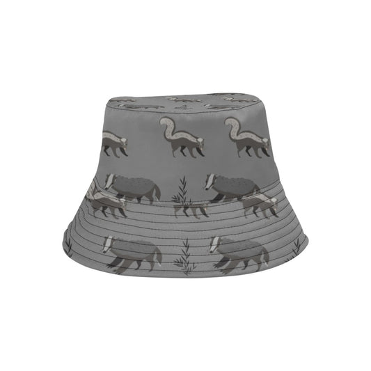 Skunk Print Design LKS301 Unisex Bucket Hat