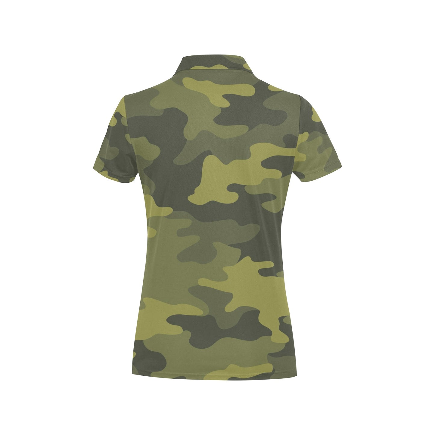 Military Camouflage Pattern Print Design 02 Women's Polo Shirt
