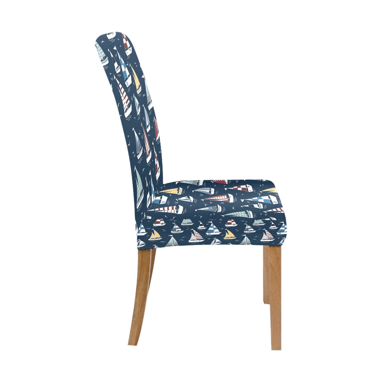Sailboat Print Design LKS306 Dining Chair Slipcover