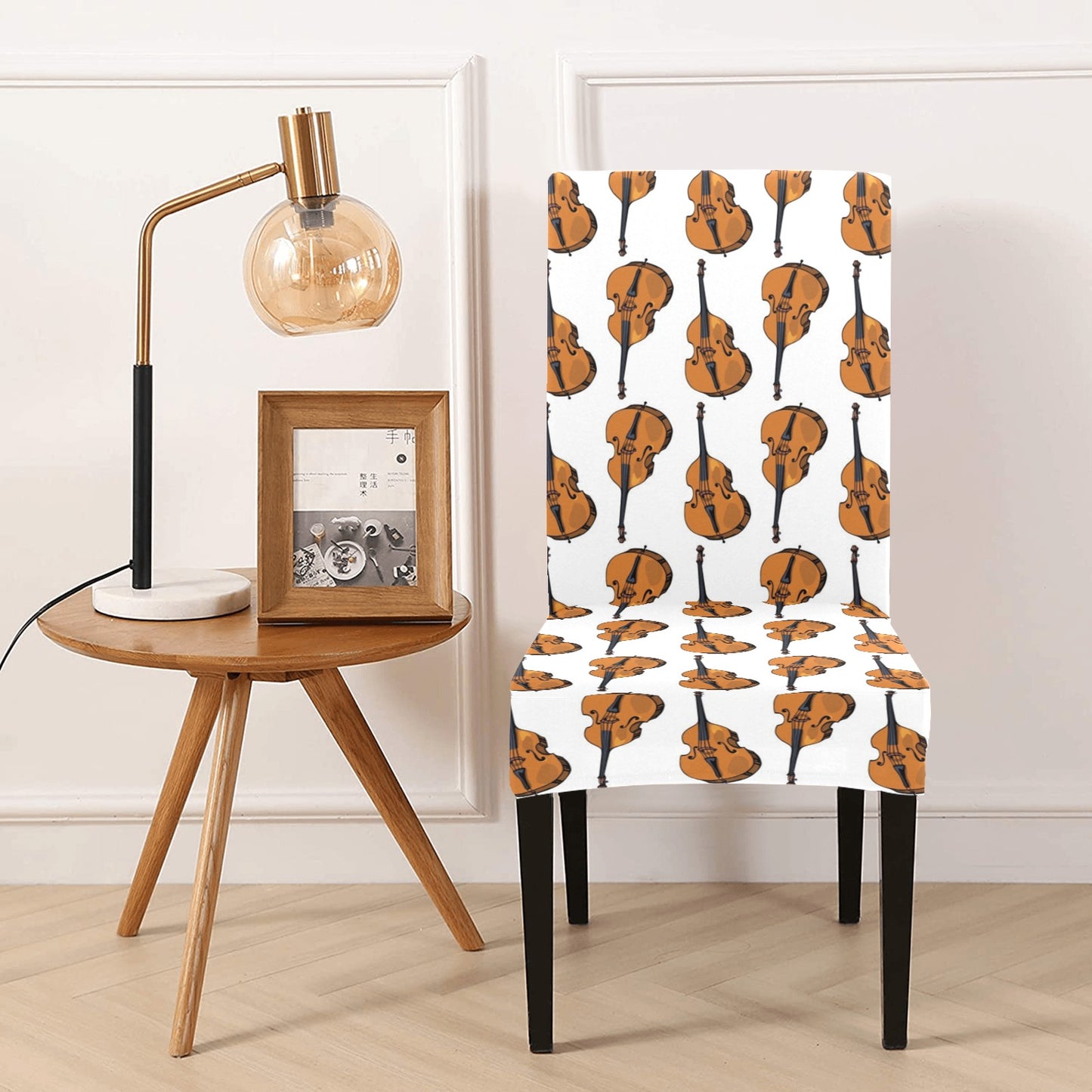 Cello Print Design LKS403 Dining Chair Slipcover