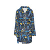 Scuba Equipment Print Design LKS305 Women's Fleece Robe