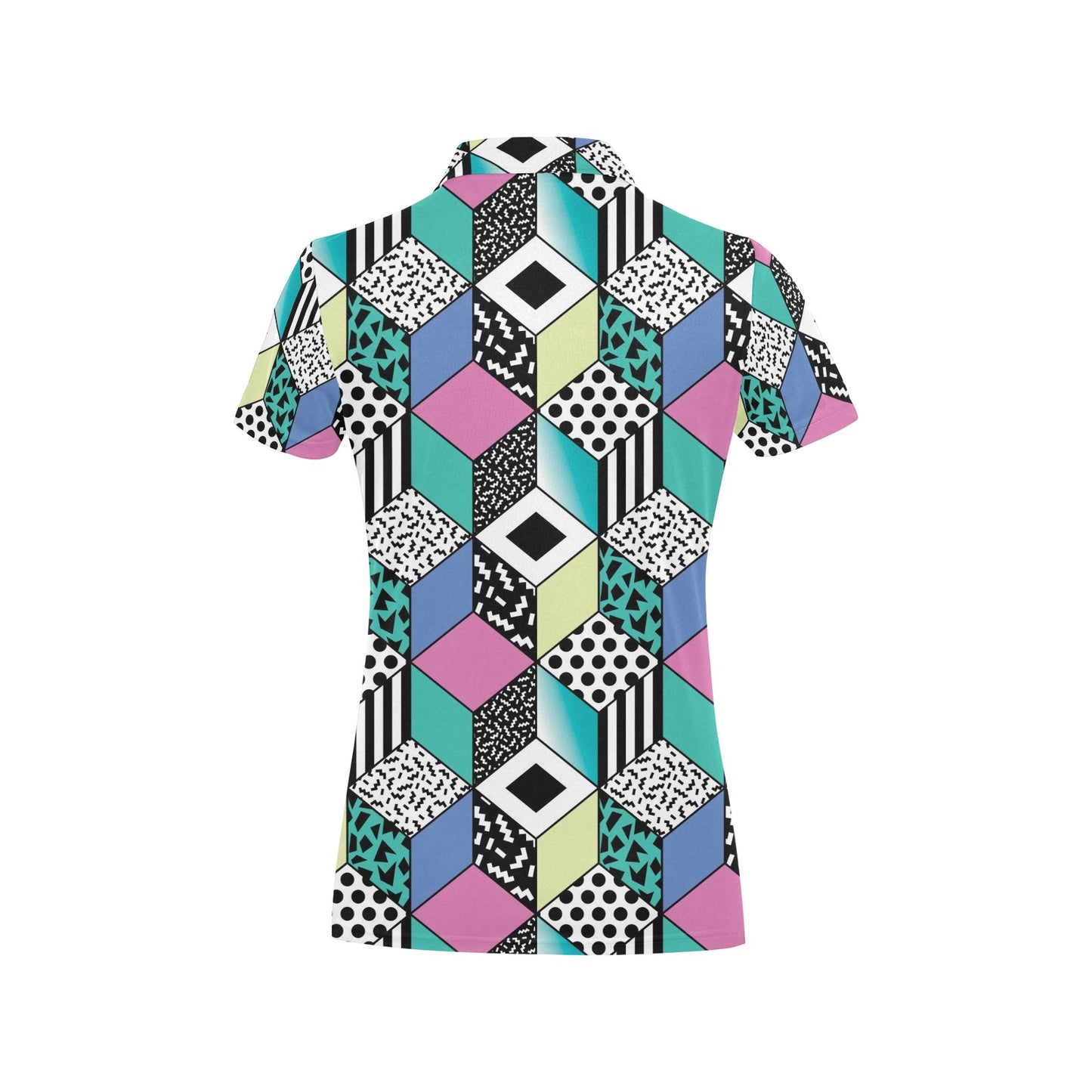 90s Pattern Print Design 3 Women's Polo Shirt